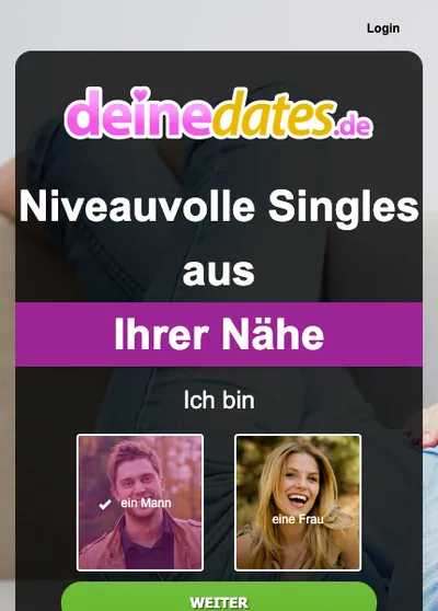 Startseite von DeineDates.de