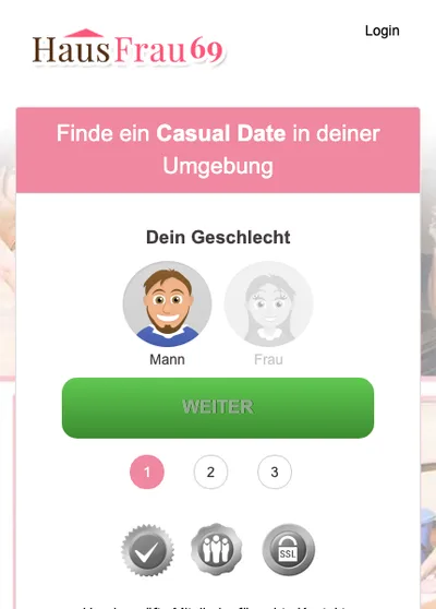 Startseite von Hausfrau69.com
